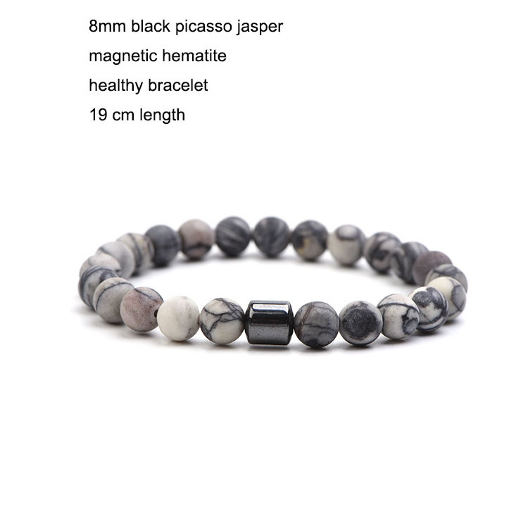 Wholesale Natural Stone Quartz Crystal Beads Bracelets 8mm Agate Beads Handmade Gemstone Bracelets for Women and Men