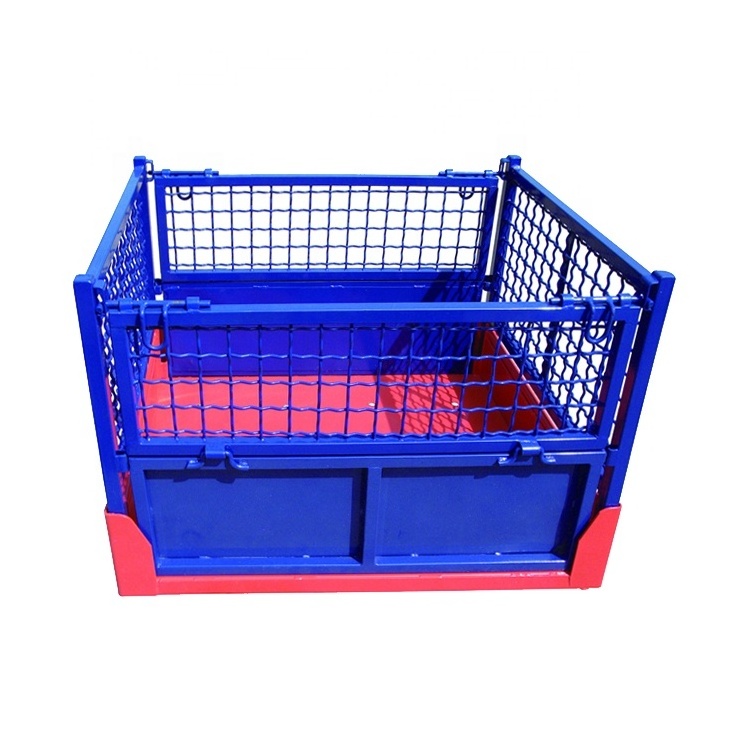 Recycle Cage Caille Garbage Cage Lift Pallet Storage Metal Firewood Cage