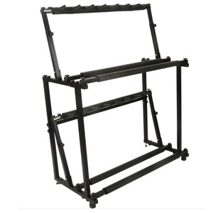 Vertical ground weapon display and storage rack for metal water cannon