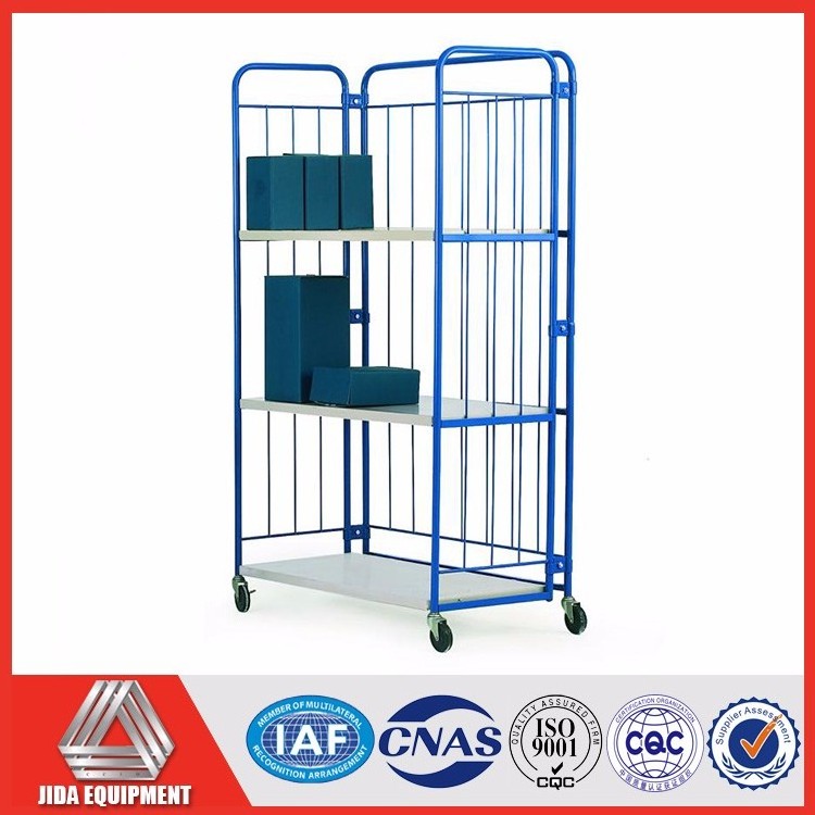 Industrial storage trolley wheel 6 inch small cargo trolley