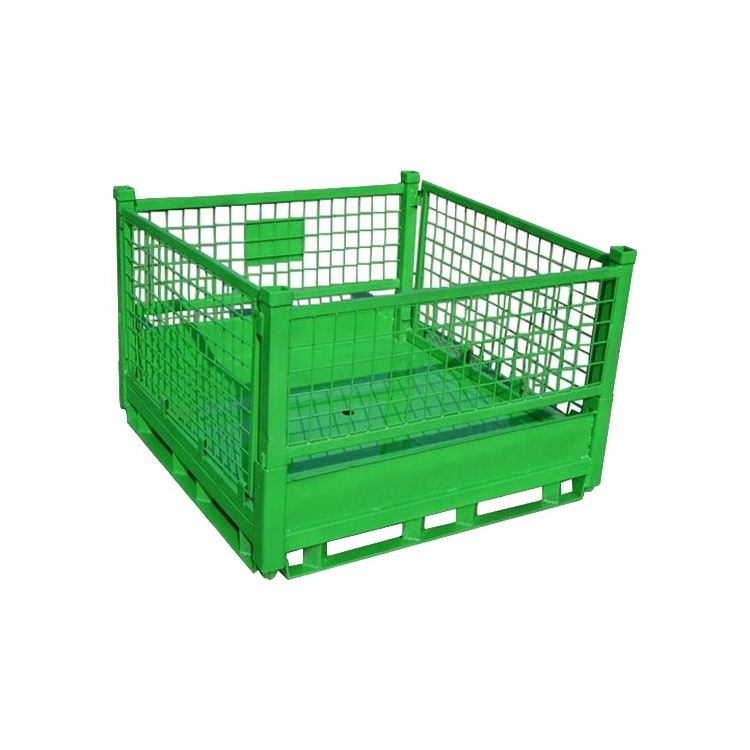 Recycle Cage Caille Garbage Cage Lift Pallet Storage Metal Firewood Cage