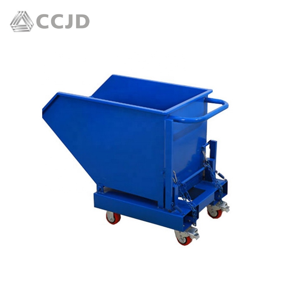 Industrial  Forklift Attachment Self Dumping Hoppers