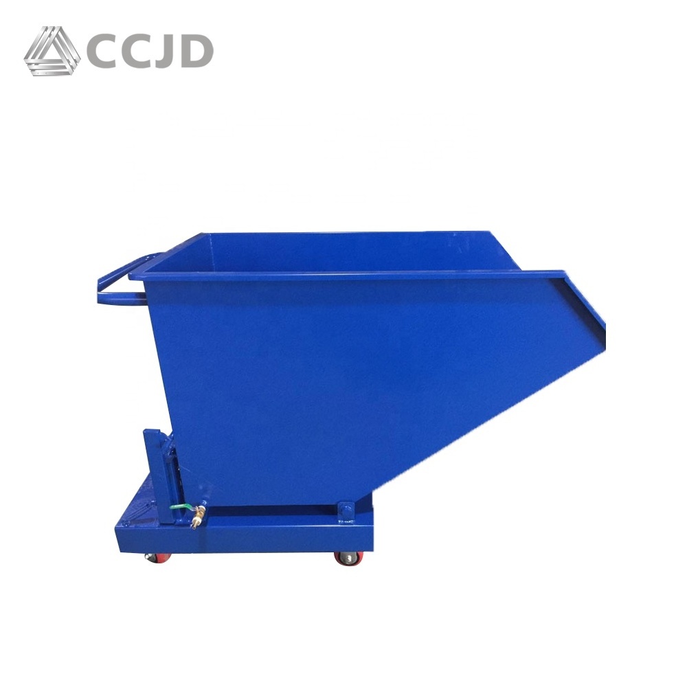 Industrial  Forklift Attachment Self Dumping Hoppers