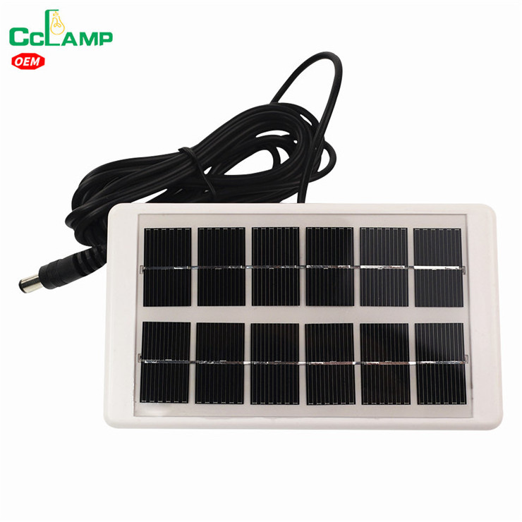 CCLAMP 6V Poly Solar Panels Small Solar Panels Cell Phone Charger for Water Pump Fish Tank Garden with USB Output Ports