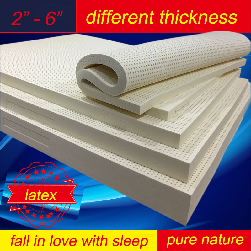 Latex Latex Latex Foam Foldable Customized Size Thickness Bed Sheets