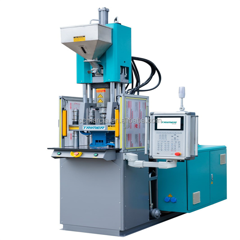 single double slide rotary table vertical plastic injection molding machine