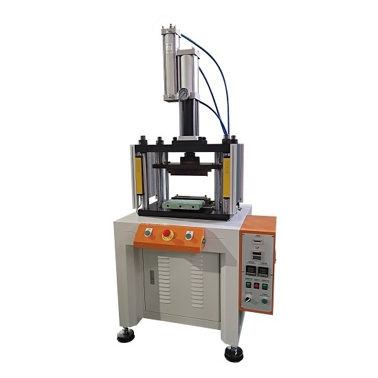 China automatic tea forming slide table hot and cold hydraulic press