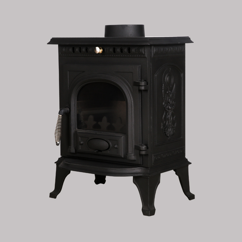 FS-11 MINNIE iron  stove tiny 6.5KW furnace wall wood burning fireplace adjustable well burning fireplace