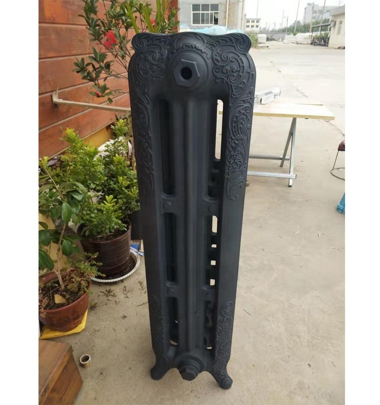 950 mm retro patterned cast iron radiator produced in China