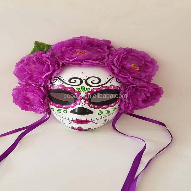 Day Of The Dead Mexico Festival Sugar Skull Male Mask Costume Mask