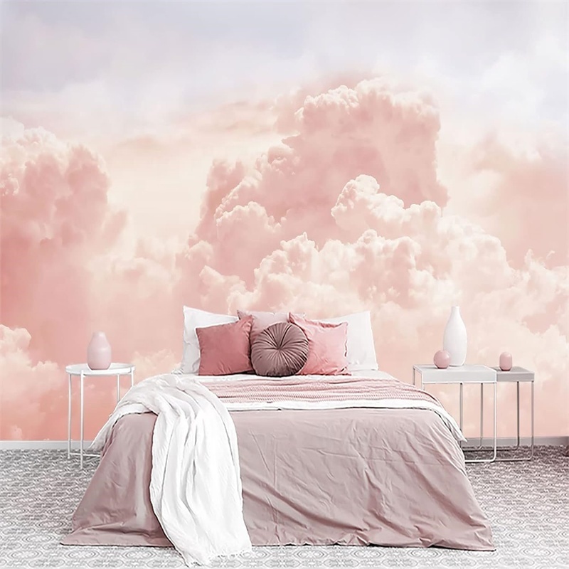 Pastel Wallpaper Self-adhesive Bedroom Wallpaper for Girls Wallpaper Stained