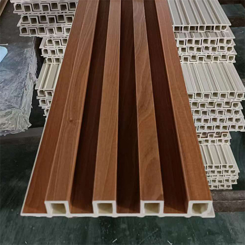 Natural sustainably sourced WPC wood wall panel board for walls and ceiling