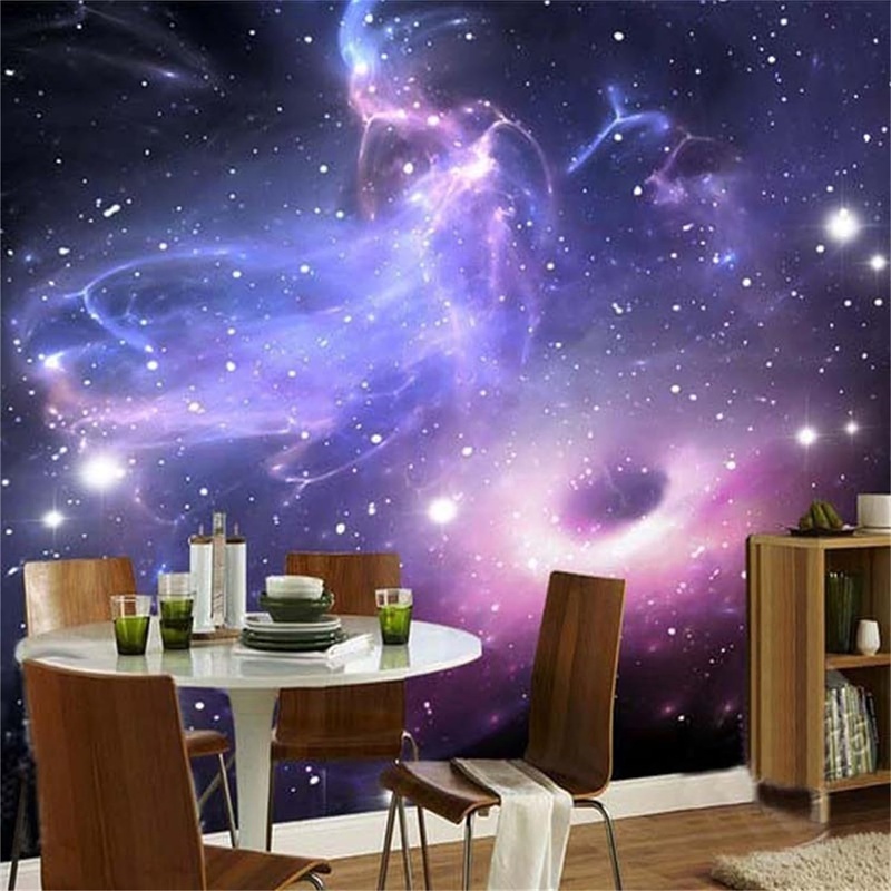 Galaxy Wallpaper Starry Sky Wallpaper Wall Stickers Home Decoration Mural