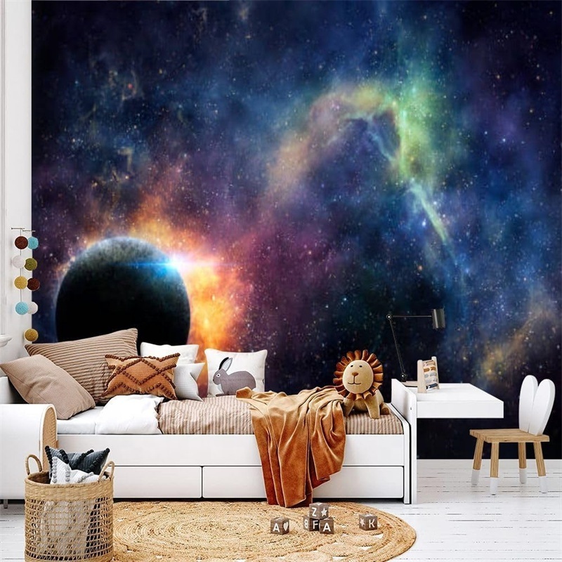 Galaxy Wallpaper Starry Sky Wallpaper Wall Stickers Home Decoration Mural