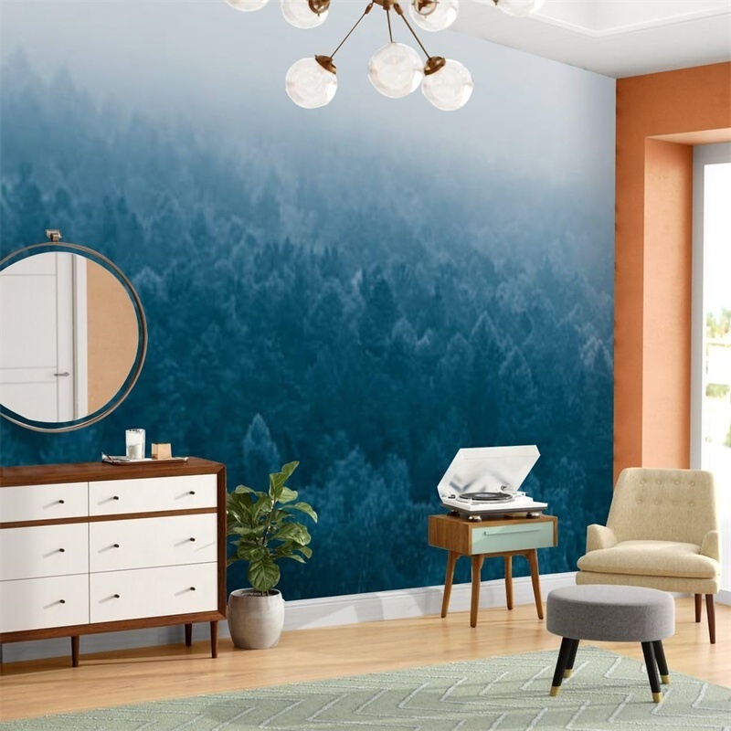 Wall Mural Sticker Italian 3D Forest Wall Mural Outdoor Exterior Weatherproof Wall Murals