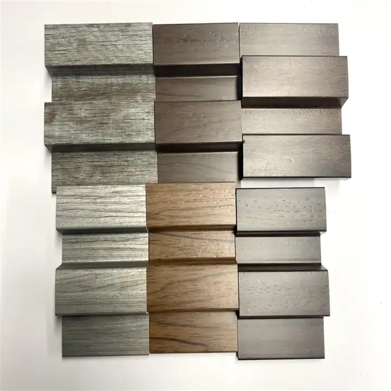 PS Louvers Wall Panel Production Line Amer Korean Wood Color PS Wall Panel Polystyrene 3D PS Wall Panel