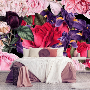 3D Wallpapers TV Background Wall Mural Vinal Wall Mural Peel And Stick Wall Mural Peonies