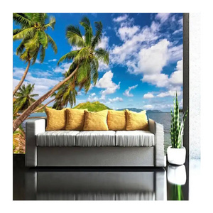 3D Wall Murals For Living Room Photos Wallpaper Home Decoration Rain Forest Plant Wallpaper