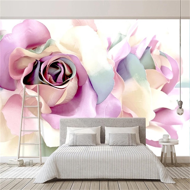 3D Wallpapers TV Background Wall Mural Vinal Wall Mural Peel And Stick Wall Mural Peonies