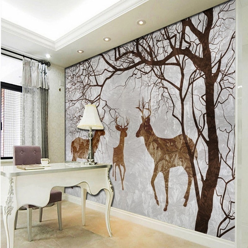 Wallpaper Home Decoration Good Quality Stick on Wallpaper Animal Print Wallpaper