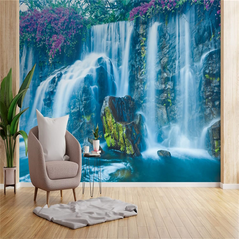 Art Decoration Wallpaper 3D Mural Frozen 8D Wall Murals 3D Floral Design Arch Wall Mural