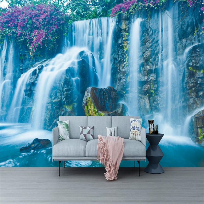 Art Decoration Wallpaper 3D Mural Frozen 8D Wall Murals 3D Floral Design Arch Wall Mural