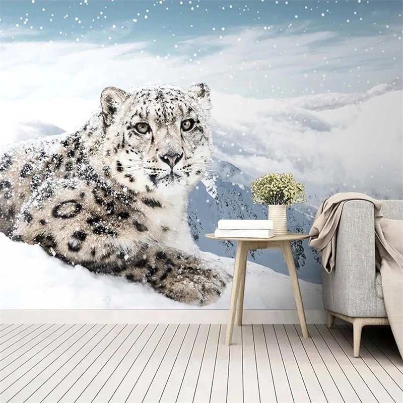 Safari Jungle Animals Wall Mural Wallpaper for Home Decorative Wallpaper Self-adhesive