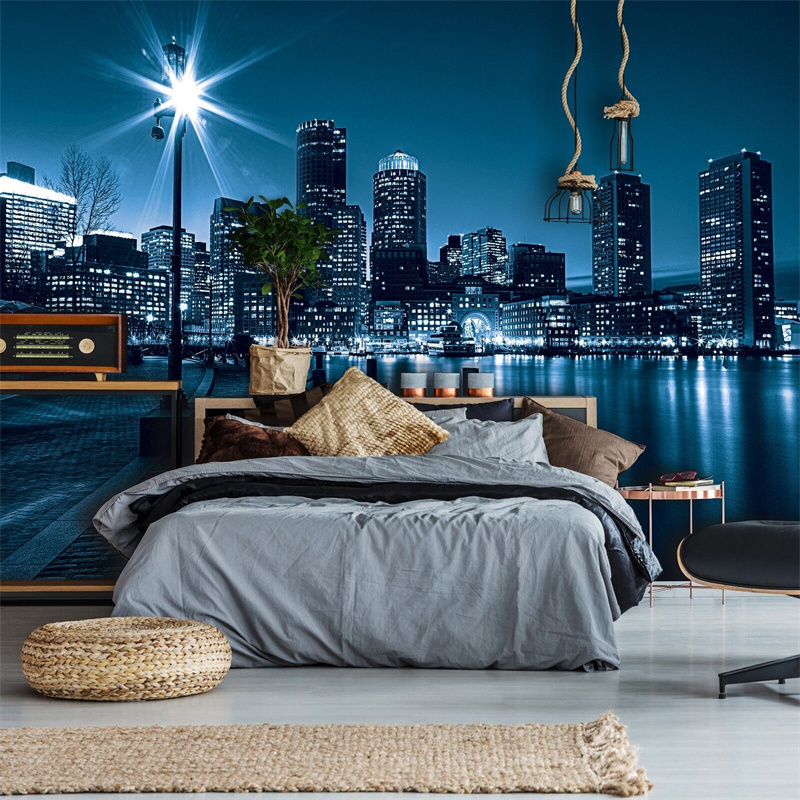 3D Mural Wallpaper For Girls Kids Room Decoration Backdropped City Mural