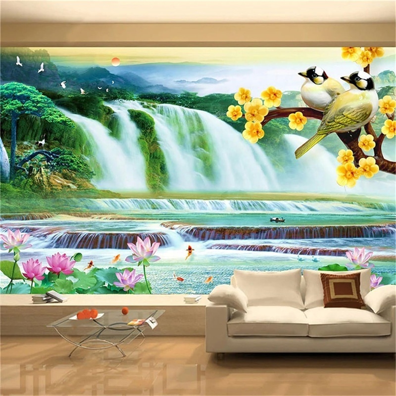 Tropical Wallpaper 3D Home Decoration Wallpaper Ocean Beach Mural Wallpaper 3D Living Room