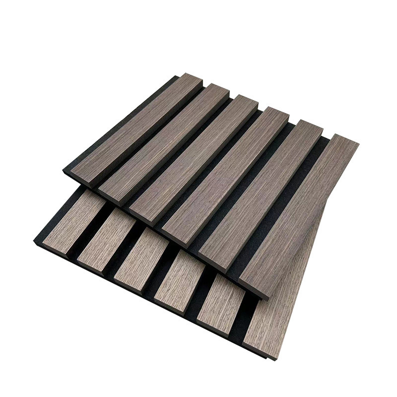 Interior Decoration Strip Sound Absorbing Fluted Panel Plank Acoustic Wood Wall Panels for Wall Panels Ceiling