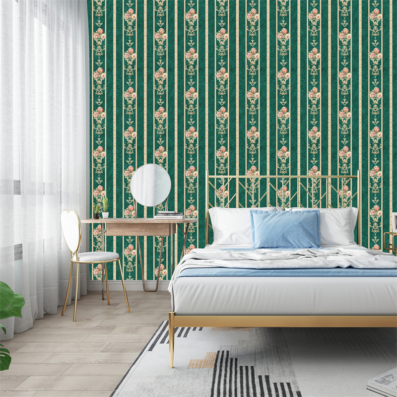 Wallpaper Peel And Stick 3D Self Adhesive Wall Paper 3D Mural Dark Retro Wood Fabric Wallpaper