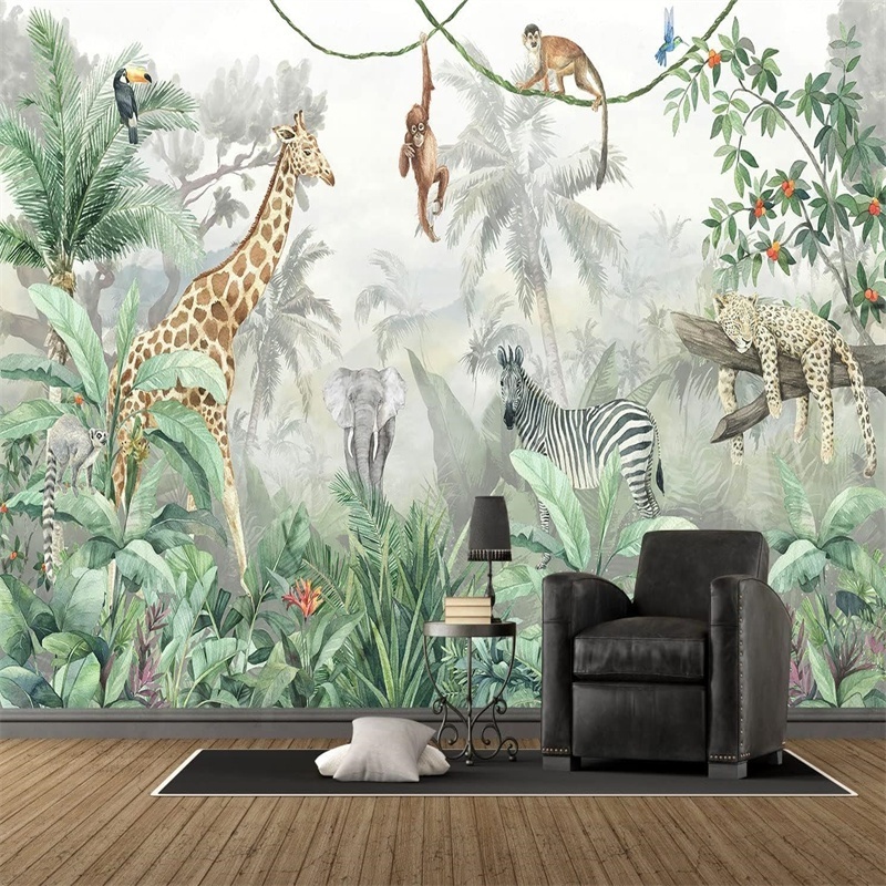 3D Mural Wallpaper for Girls Kids Room Decoration Outdoor Wallpaper Classic Wallpaper Self-adhesive