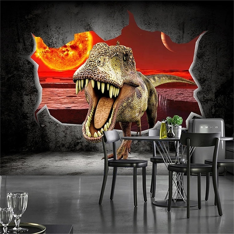 Safari Jungle Animals Wall Mural Wallpaper for Home Decorative Wallpaper Self-adhesive