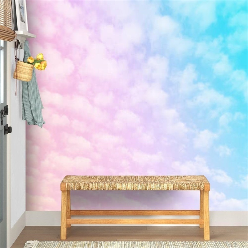 Pastel Wallpaper Self-adhesive Bedroom Wallpaper for Girls Wallpaper Stained