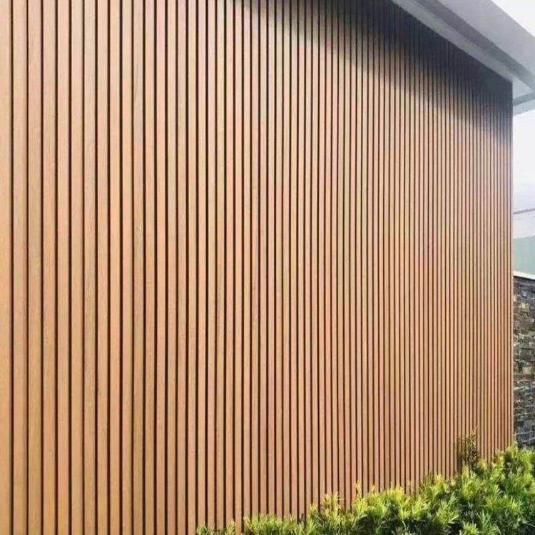 WPC Wall Panel Clading Fluted Wall Panel WPC Cheapest Wall Paneling Grey