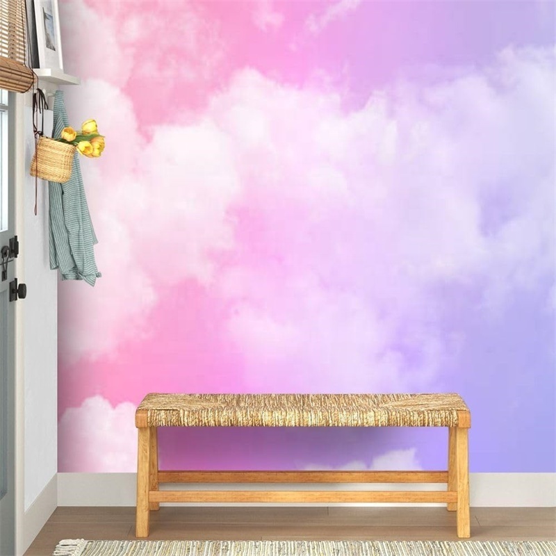 Pink Wallpaper for Girls Room 3D Wallpaper for Living Room Deco Murale Luxe