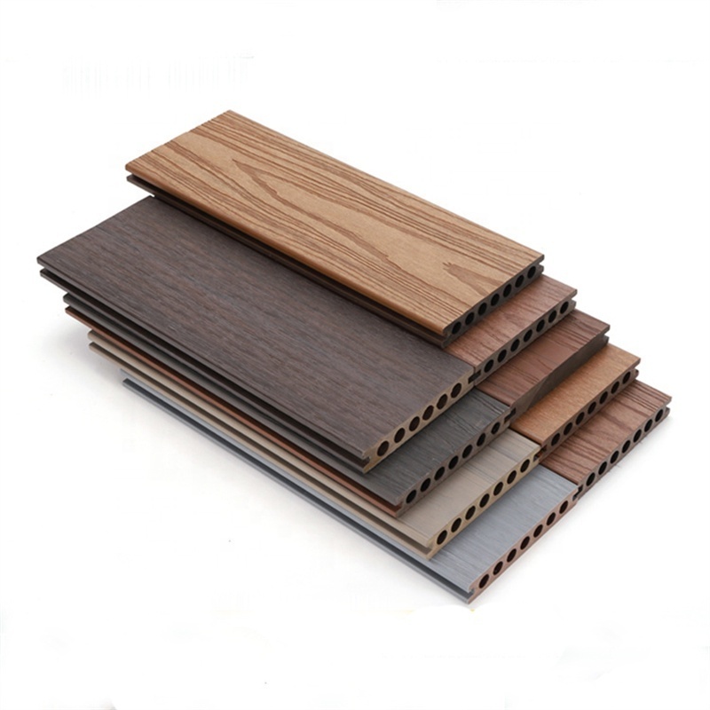 WPC Flooring Large Width Floor Decking Outdoor Wood Embossed Indoor Plastic WPC Flooring