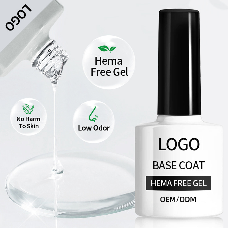 CCO Factory Price Private Label nail Glue Base Coat Hema Free Gel Base and Top Coat Professional Salon