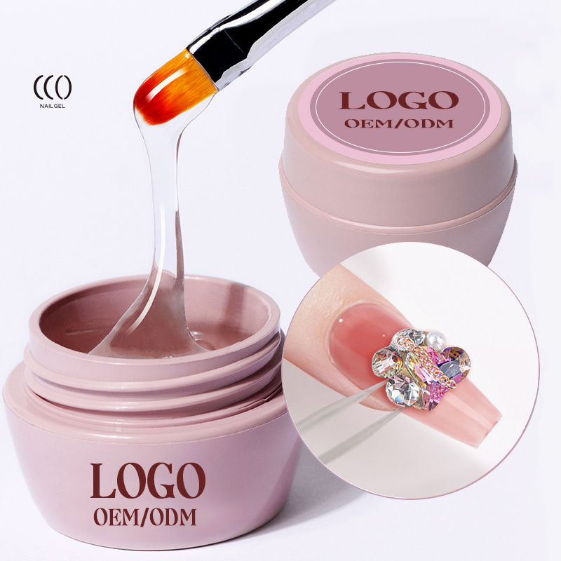 CCO Gel Nail Polish For Rhinestone Product OEM Soak Off Nails Polish Gel Nail Decoration Glue