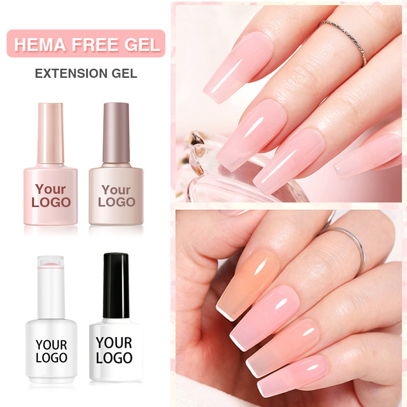 2024 High Quality Easy Apply Hema Free Uv Extension Gel Private Label Acrylic Gel Nail polish