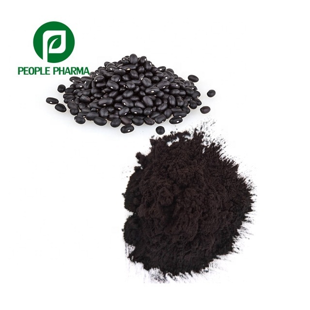 Black Bean Peel Extract 25% Anthocyanidins Black soybean Powder