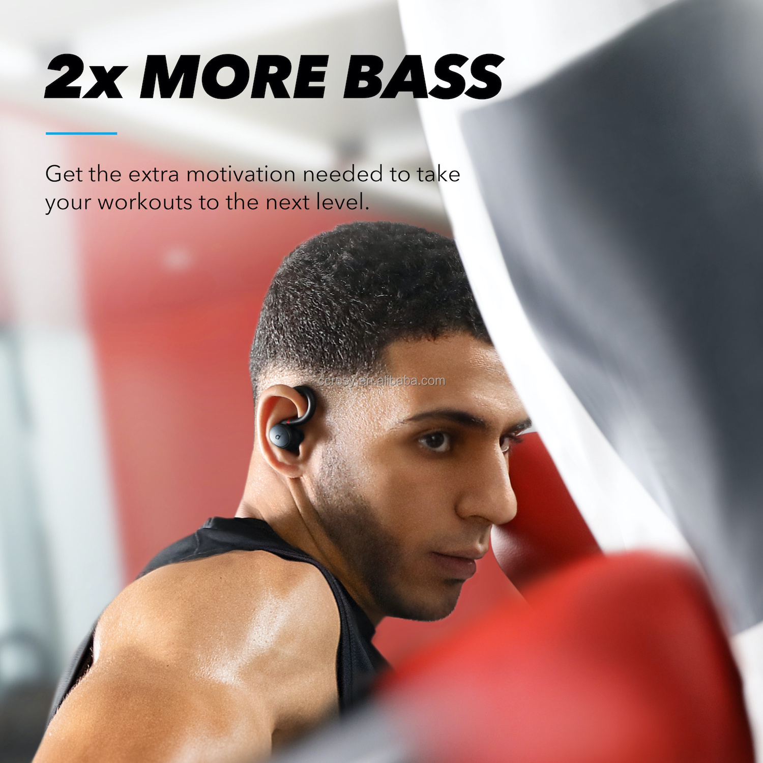 Anker Soundcore Sport X10 wireless  Bt 5.2 Headphones Sports Rotating Ear Hooks Deep Bass Waterproof  Secure Fit Sport Earbuds