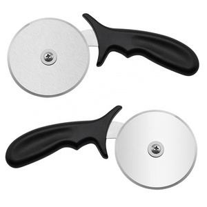 10cm stainless steel pizza wheel cutter with pp handle round plastic pizza wheel cutter Server