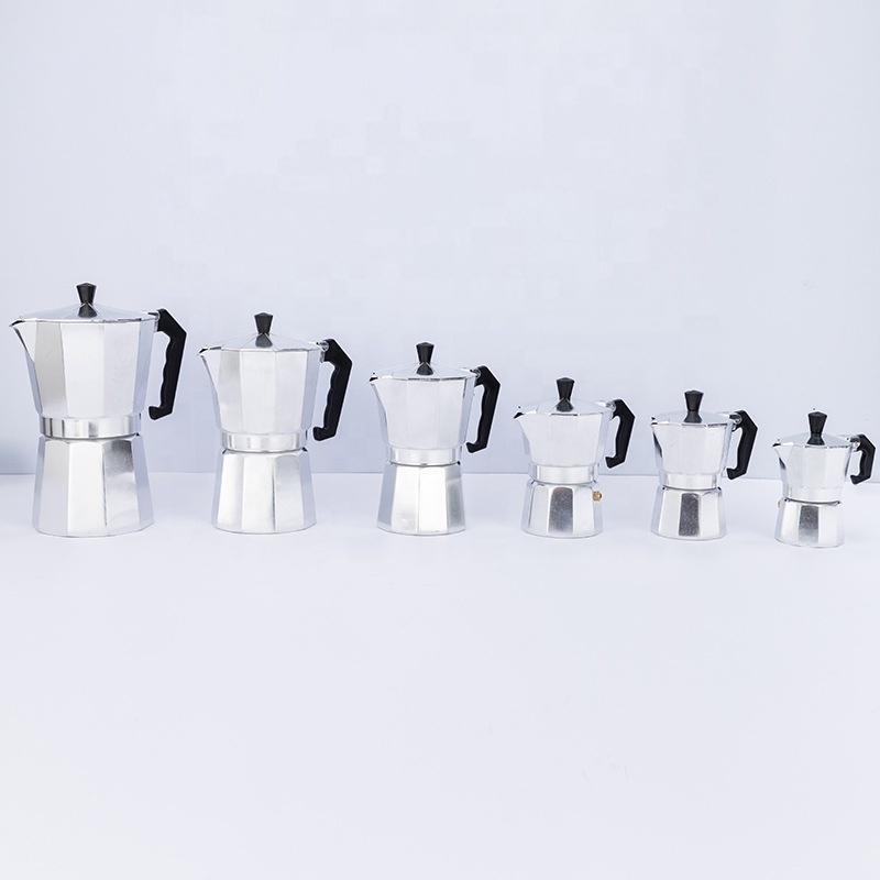 1/2/3/6/9/12 cup coffee pot aluminum Italian outer espresso maker Induction cooker stovetop coffee maker bialetti moka pot