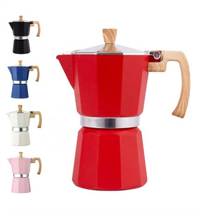 3 cup coffee pot aluminum Italian outer 150ml espresso maker Induction cooker stovetop coffee maker bialetti moka pot