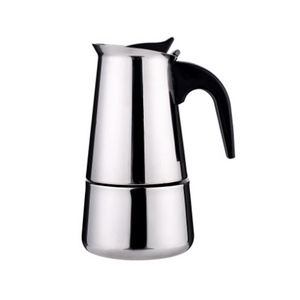 stainless steel 304 Italian espresso stovetop coffee maker Moka Pot 6 cup