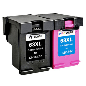 Quality Compatible for HP 63 Refill Ink Cartridges Compatible for HP 63XL Black Tri Color Printer Inkjet Cartridge