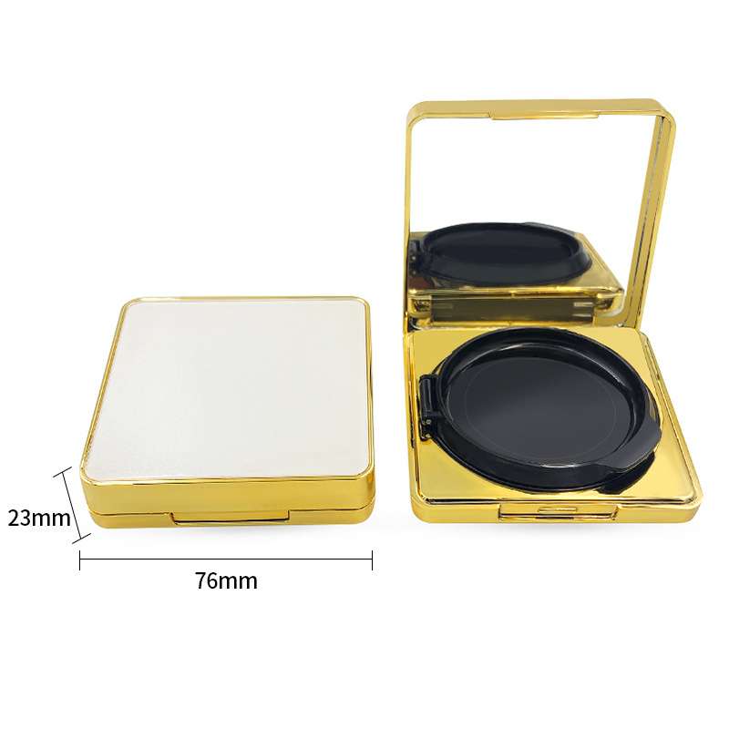 Wholesale custom logo 12g cosmetic empty box BB CC cream compact container with puff magnetic suction pad packaging box