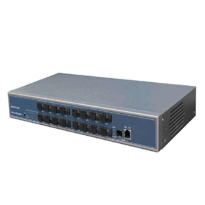 with 2 port 1000mbps rj45 2 gigabit combo rj45/sfp rack mount fc sc 16 port fiber switch