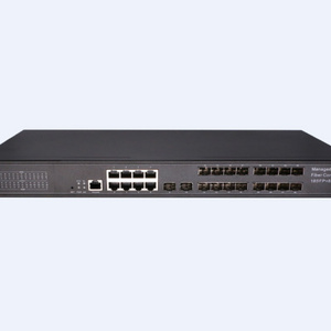 Top quality high speed 18SFP 8GE Fiber Managed Switch Ethernet Gigabit Optic Switch Manageable Vlan SFP Switch